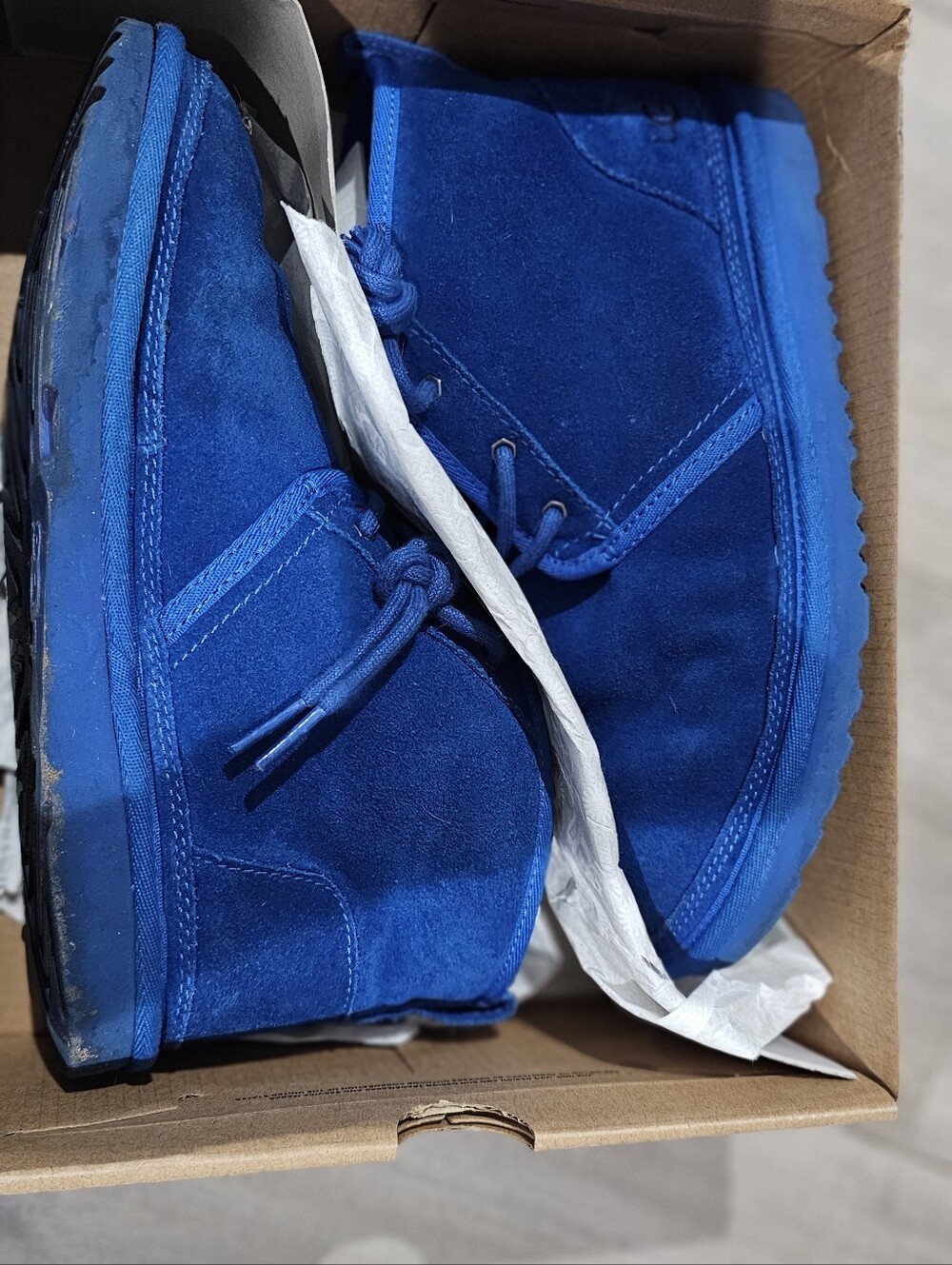 UGG Blue NEUMEL II Booties Kids Size 6 UNISEX